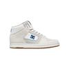 Sneaker DC SHOES "Manteca 4 Hi", Gr. 12(46), blau (sanftes weiß, placid blau), 51.34% Leder, 48.66% Synthetikmaterial, Schuhe