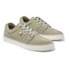 Sneaker DC SHOES "Tonik", Gr. 6(38), grün (olive), Obermaterial: Leder (Kuh) / Futter: Textil / Außensohle: Gummi, Schuhe