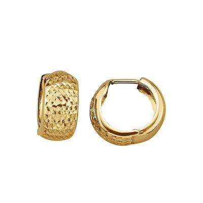 Fascination by Ellen K. - Ohrringe 375/- Gold Creolen 1 ct Damen