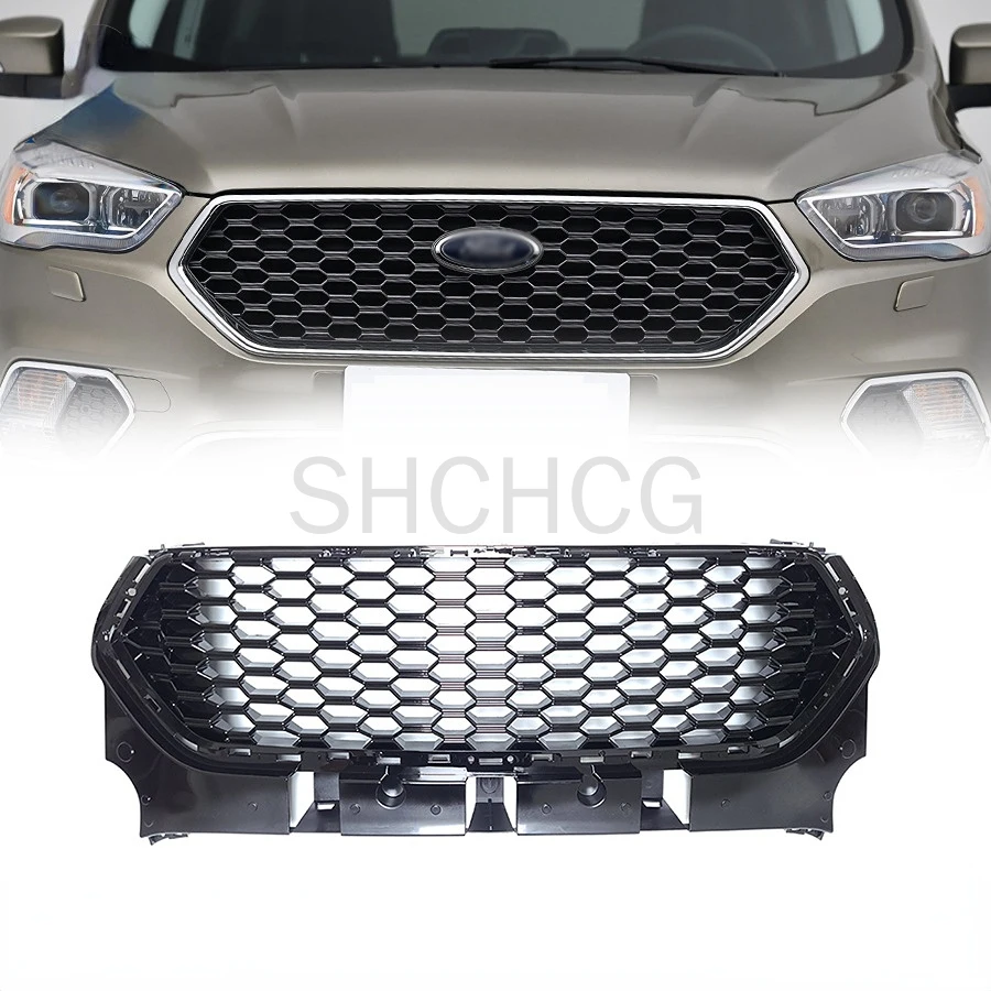 VORNE RACING GRILL GRILLS STOßSTANGE MASKE 2017 2018 FÜR FORD KUGA ESCAPE AUTO GRILLE Racing Grills Image