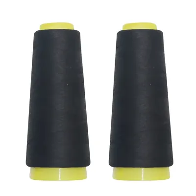 1000m Black Polyester Sewing Threads 40S/2 All-Purpose Connecting Threads for Sewing Machine&Quilting&Hand Sewing