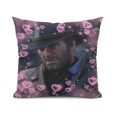 Kissenbezug Kissen Abdeckung Kissen Home Dekoration Arthur Morgan Hearts Kissen für Sofa Image