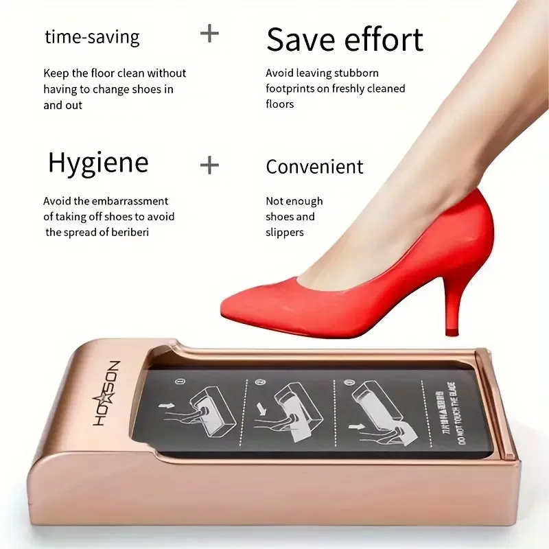 Schuh Abdeckung Maschine Automatische Haushalt Fuß Schritt Einweg Schuh Film Maschine Eingangstür Büro Automatische Fuß Abdeckung Maschine