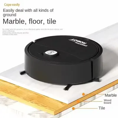 Bequem zu tragender intelligenter Mini-Kehrroboter; Vakuumkehrmaschine; 3-in-1 automatische Image