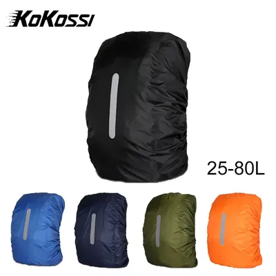 KoKossi 1Pcs 25-80L Rain Cover Rain Gear Outdoor Sports Cycling Hiking Backpack Camping Rainproof Cover Dust Cover Backpack