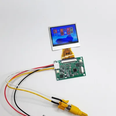2 inch LCD display module kit NTSC/PAL auto 640*240 4:3 with RCA in for CCTV, Household Appliances brightness adjust image flip