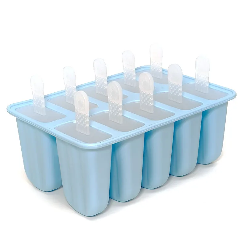 Eisform Lebensmittelqualität Silikon Eisgitter Cartoon Eis am Stiel Form Eisbox Eisform Eis am Stiel Formen Image