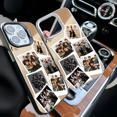 Epc Singer A- ATEEZ-S Phone Case IMD Phone Case For iPhone 16 15 14 13 12 11 Pro Max Plus Color Silver Cover
