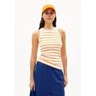 KANITAA STRIPES TOP | Ripp-Top aus Bio-Baumwoll Mix - mehrfarbig (S)
