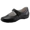 Klettschuh WALDLÄUFER "HENNI", Damen, Gr. 4 (37), schwarz, Nappaleder, sportlich, Schuhe, Spangenschuh, Komfortschuh in komfortabler Schuhweite H (=sehr weit)