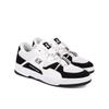 Sneaker DC SHOES "Construct", Gr. 5(37), schwarz-weiß (schwarz, weiß), 54.6% Leder, 20.9% Synthetikmaterial, 25.5% Polyester, Schuhe