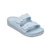 Sandale QUIKSILVER "W Embark Rf", Gr. 9(40), blau (ice flow), Obermaterial: Synthetik/Außensohle: Eva, Schuhe