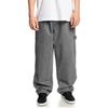 Funktionshose DC SHOES "Worker Baggy", Herren, Gr. 31(S/M) / Länge 32(M), Länge 34, grau (medium grau), 80% Baumwolle, 20% Baumwolle, Hosen