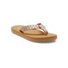 Zehentrenner ROXY "Porto", Gr. 34, pink (barely pink), Obermaterial: 95% synthetisches PU, 5% Polyester / Futter: 100% synthetisches PU / Außensohle: 100% EVA, Schuhe