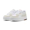 Sneaker PUMA "KARMEN II IDOL BOLD ELEGANCE", Gr. 41, puma weiß, puma weiß, alpine snow, Leder, sportlich, Schuhe