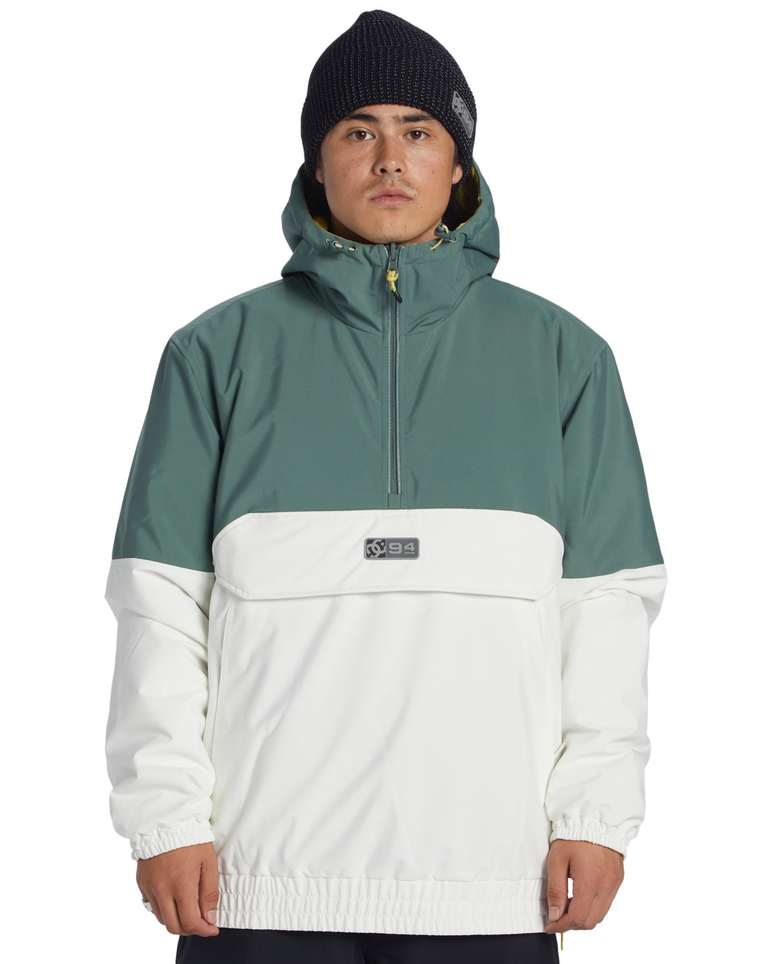 Snowboardjacke DC SHOES "Nexus Anorak", Herren, Gr. S, grün (schwarz forest), Obermaterial: 100% Nylon;, Jacken Snowboardjacke
