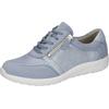 Schnürschuh WALDLÄUFER "M-IRA-Soft", Damen, Gr. 7 (40,5), blau (hellblau), Nubukleder, Textil, sportlich, Schuhe, Freizeitschuh, Halbschuh, Komfortschuh in Schuhweite M (extra weit)