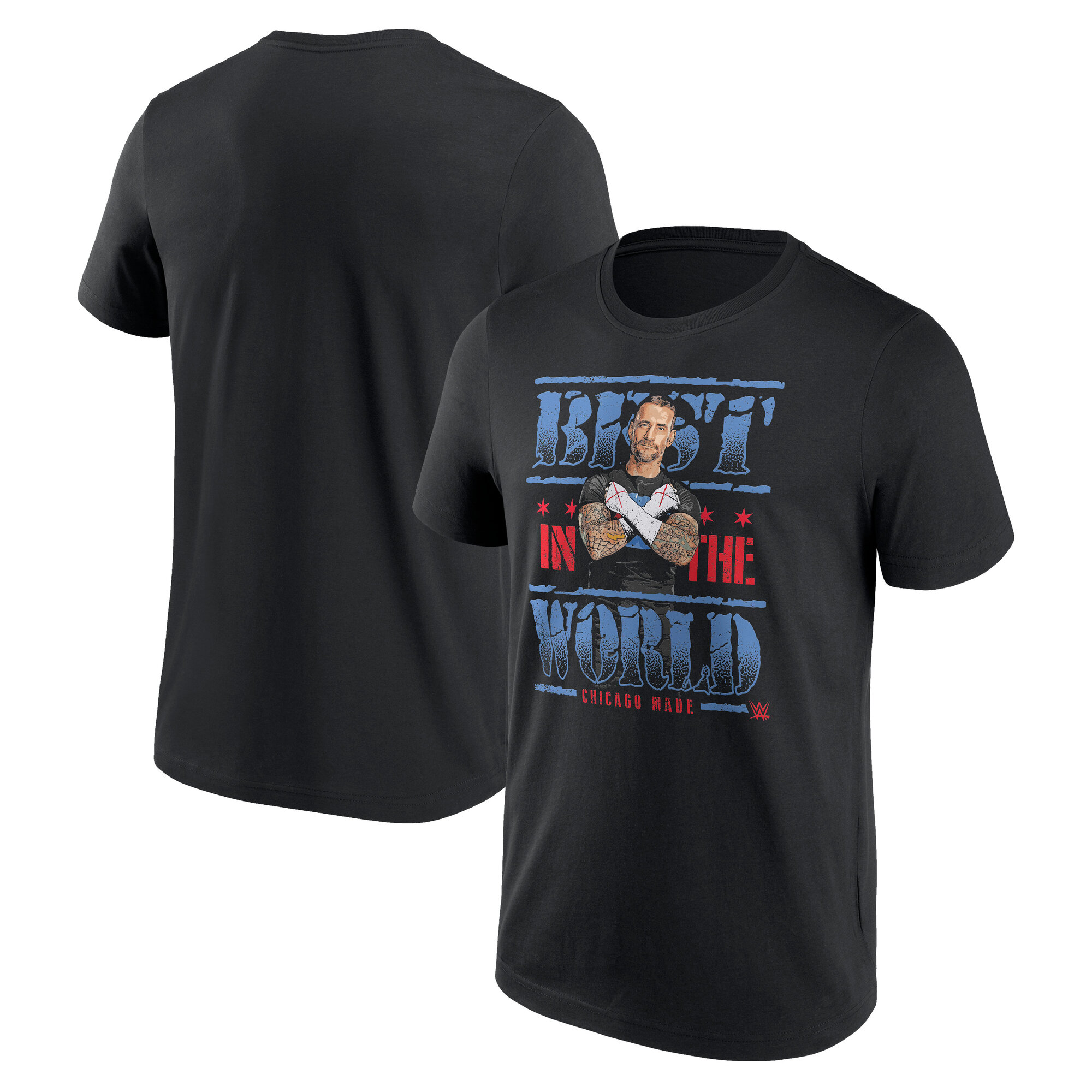 WWE CM Punk Best In The World T-Shirt - Schwarz - Herren