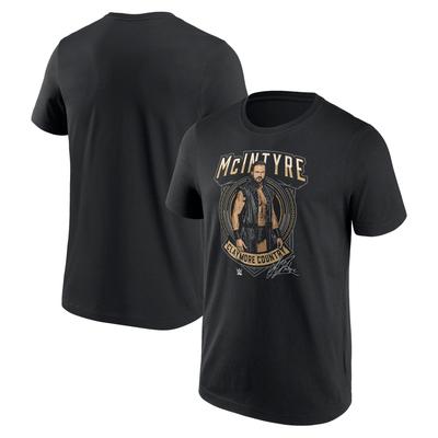 WWE Drew Mcintyre Claymore Country T-Shirt - Schwarz - Herren Image