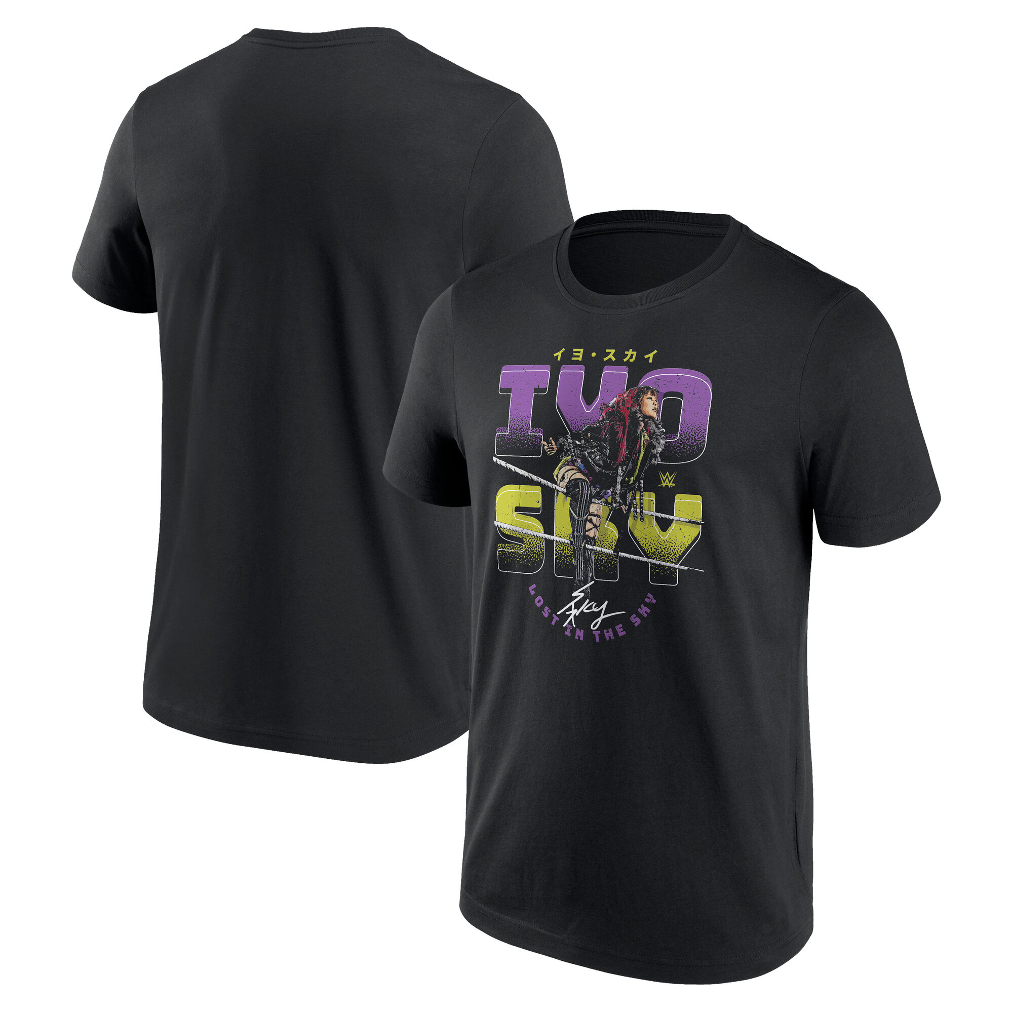 WWE Iyo Sky Ropes T-Shirt - Schwarz - Herren Image