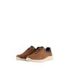 TOM TAILOR Herren Sneaker aus strukturiertem Lederimitat, braun, Uni, Gr. 42