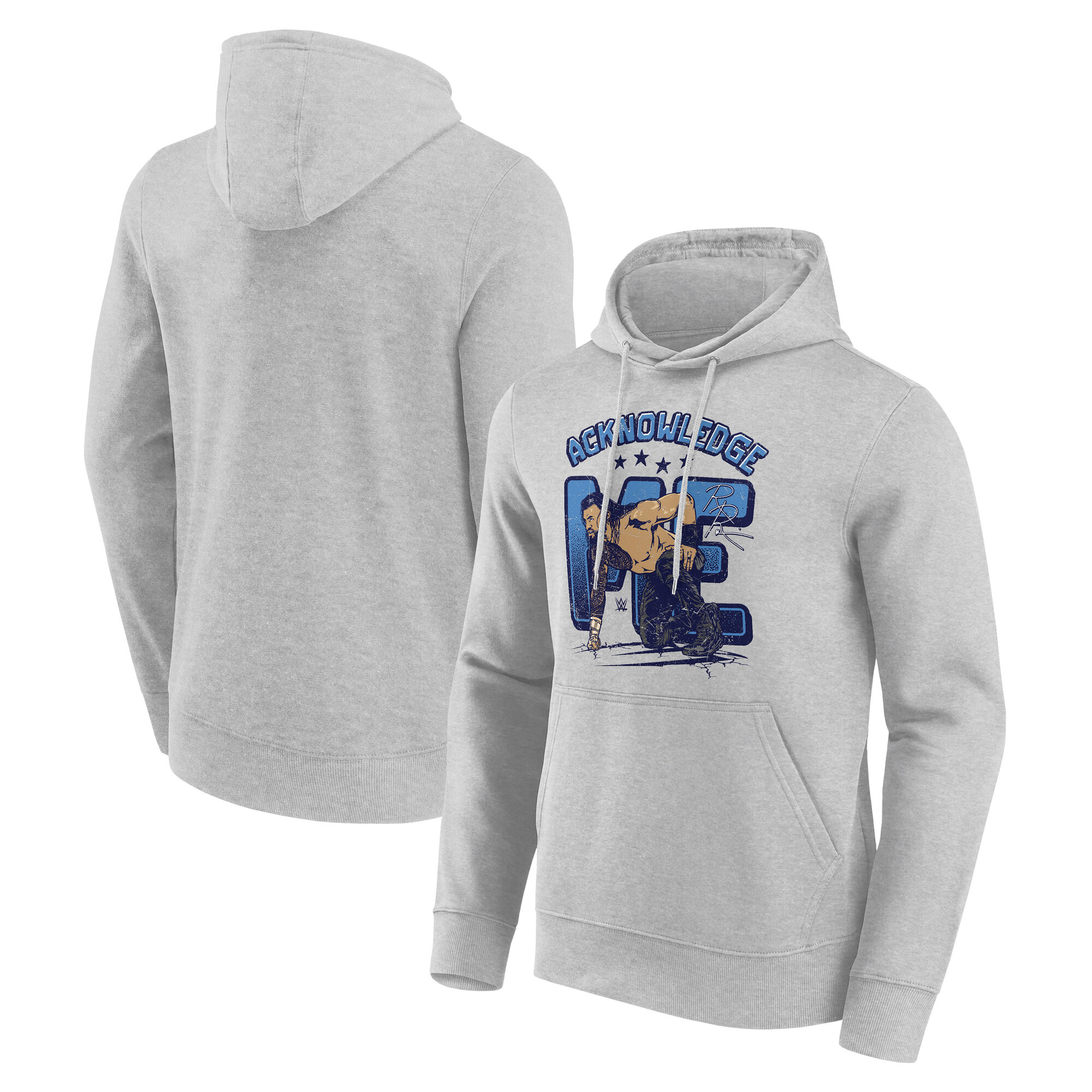 WWE Roman Reigns Acknowledge Me Hoodie - Sport Grau - Herren Image