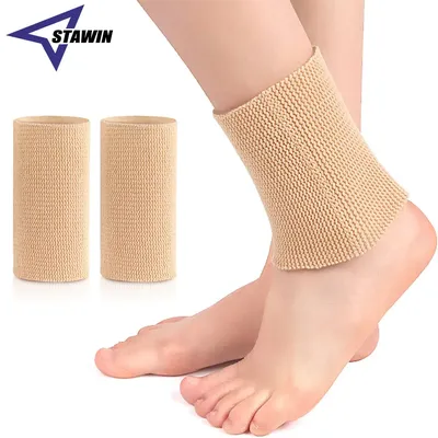 Ankle Gel Sleeves, Padded Skate Socks, Foot Cushion & Protection for Figure Skating, Ice Hockey,