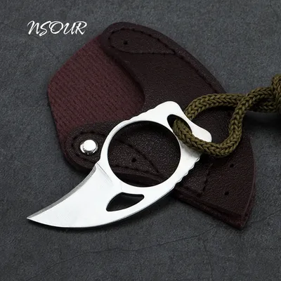 Necklace knife portable self-defense pendant unboxing stainless steel portable outdoor knife