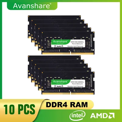 Avanshare SO-DIMM DDR4 Memory RAM 8GB 16GB for Laptop Notebook Available 2400MHz 2666MHz 3200MHz