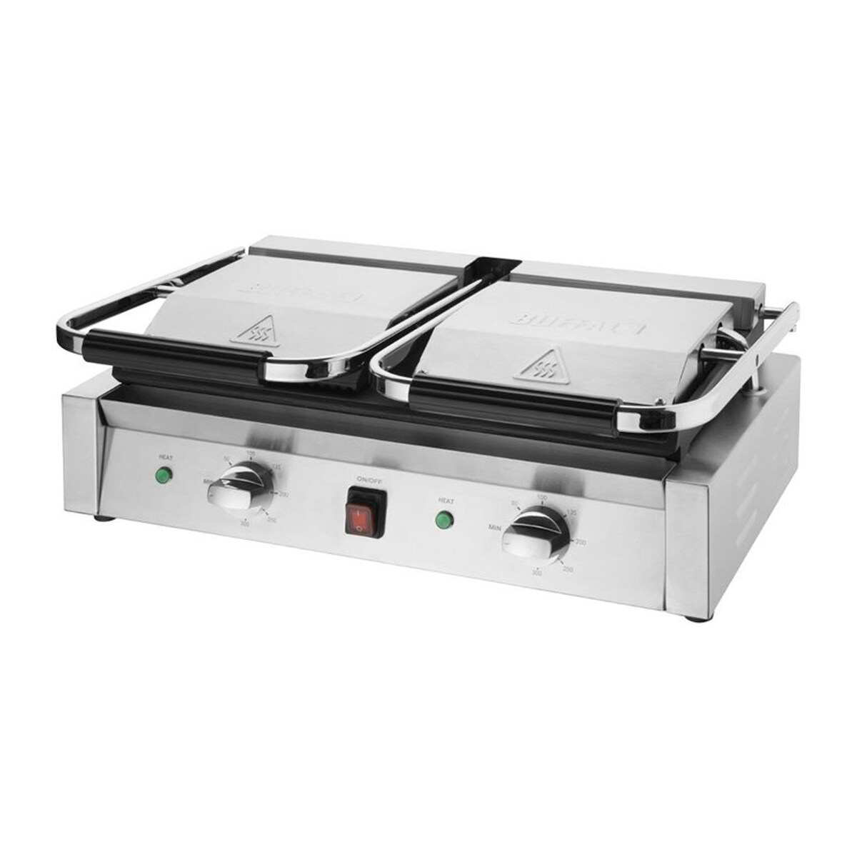 Gastronoble Buffalo Bistro doppelter Kontaktgrill | glatt/glatt | 2,9 kW | Grill Image