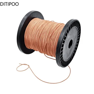 8 Strands/12 Strands 1m 2m Speaker Lead Wire Subwoofer Woofer Lead Wire Repair Braided Copper Wire