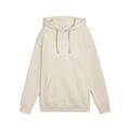 Hoodie PUMA "PUMA CLASS Relaxed Hoodie Damen", Damen, Gr. L, weiß (alpine snow weiß), Obermaterial: 66% Baumwolle, 34% Polyester; Kapuzenfutter: 100% Baumwolle; Rippe: 3% Elasthan, 97% Baumwolle, relaxed fit, Langarm, Sweatshirts