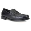Mokassin GEOX, Herren, Gr. 39, schwarz, Leder, klassisch, Schuhe, Business Schuh, Loafer mit Blockabsatz