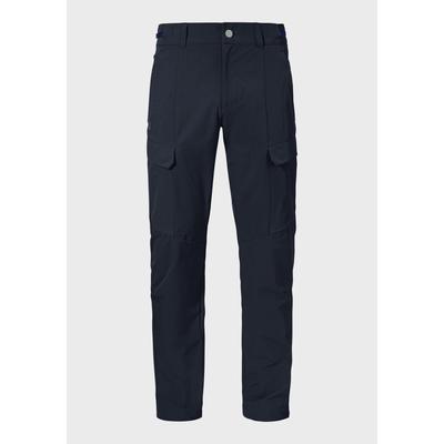 Outdoorhose SCHÖFFEL "Pants Kitzstein M", Herren, Gr. 52, Normalgrößen, blau (8820, blau), Oberstoff: 95% Nylon 5% Elasthan, sportlich, Hosen