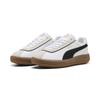 Sneaker PUMA "PUMA Club Klassika Sneakers Damen", Gr. 40, weiß schwarz warm, Obermaterial: Textil, Kuhleder, Synthetik; Futter: Textil, Synthetik; Innensohle: Textil; Laufsohle: Gummi, Schuhe