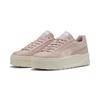 Sneaker PUMA "Karmen II Crafted Flowers Damen", Gr. 37.5, rosa (rose quartz weiß pink), Obermaterial: Kuhleder, Synthetik, Textil; Futter: Textil; Innensohle: Textil; Laufsohle: Gummi, Schuhe