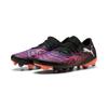 Fußballschuh PUMA "FUTURE 8 MATCH FG/AG Low Fußballschuhe Erwachsene", Gr. 41, schwarz, weiß glowing rot, Obermaterial: Synthetik, Textil; Futter: Synthetik, Textil; Innensohle: Textil; Laufsohle: Synthetik, Schuhe