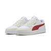 Sneaker PUMA "Caven 2.0 Sneakers Erwachsene", Gr. 39, weiß rot fire vapor gray, Obermaterial: Synthetik, Textil; Futter: Textil; Innensohle: Textil; Laufsohle: Gummi, Schuhe