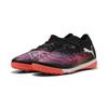 Fußballschuh PUMA "FUTURE 8 MATCH TT Fußballschuhe Erwachsene", Gr. 46, schwarz, weiß glowing rot, Obermaterial: Textil, Synthetik; Futter: Textil, Synthetik; Innensohle: Textil; Laufsohle: Gummi, Schuhe