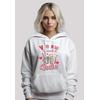Kapuzenpullover F4NT4STIC "Anti Valentinstag V is for Vodka", Damen, Gr. M, weiß, Obermaterial: 65% Baumwolle, 35% Polyester, casual, relaxed fit, Langarm, Pullover, Premium Qualität