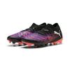 Fußballschuh PUMA "FUTURE 8 MATCH FG/AG Fußballschuhe Erwachsene", Gr. 45, schwarz, weiß glowing rot, Obermaterial: Synthetik, Textil; Futter: Synthetik, Textil; Innensohle: Textil; Laufsohle: Synthetik, Schuhe