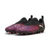 Fußballschuh PUMA "FUTURE 8 MATCH MG Fußballschuhe ohne Schnürung Jugendliche", Kinder, Gr. 34.5, schwarz, weiß glowing rot, Obermaterial: Synthetik, Textil; Futter: Synthetik, Textil; Innensohle: Textil; Laufsohle: Synthetik, Schuhe