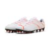 Fußballschuh PUMA "ATTACANTO FG/AG JR", Kinder, Gr. 33, puma weiß, glowing rot, Synthetik, sportlich, Schuhe