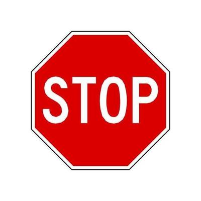 Lyle Stop Traffic Sign,36" x 36" R1-1-36HA - 1 Each