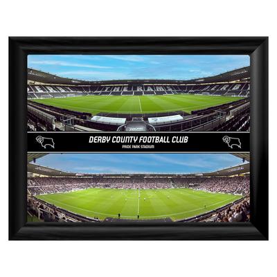 Derby County Panorama-Stadion-Montagerahmen – 40,6 x 30,5 cm Image