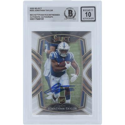 V106832 COLT Jonathan Taylor Indianapolis Colts Autogramm 2020 Panini Select #253 Beckett Fanatics Zeuge authentifiziert 10 Rookie-Karte 28 Jonathan Taylor AUT PAA TRADING CARDS 45666 AUTTRC CA01F06938 #47 Image
