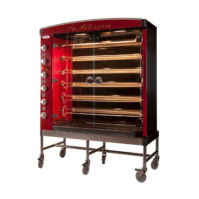 Doregrill MAG58/6GAS LP MAG Series Gas 6 Spit Rotisserie w/ 42 Bird Capacity, Liquid Propane, Black, Gas Type: LP, 208 V