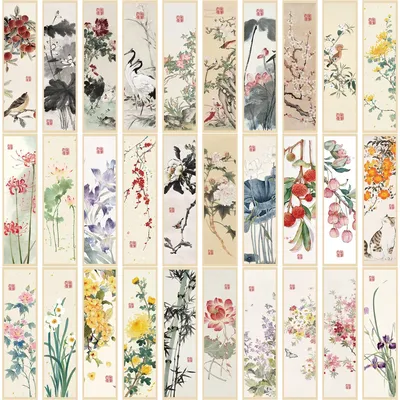 30 stücke Lesezeichen im chinesischen Stil für Geschenke zum Lesen der Belohnung Schrift Schreibwaren Bürobedarf Tinte Malerei Stil Lesezeichen Image