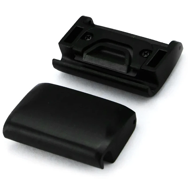 1 Paar schwarze Edelstahl-Stecker für Garmin 26 mm 22 mm 20 mm Smartwatches Zubehör Armband-Adapter Image