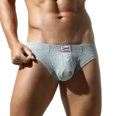 TAUWELL 2024 Neue Herren Slips Sexy Unterwäsche Bequeme Mode Männer Unterhosen U Konvexen Beutel Höschen Slips für Mann Image